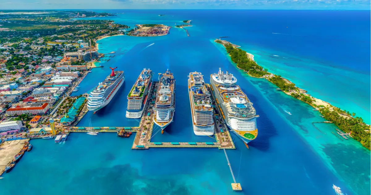 Cruise Ship in Bahamas Port