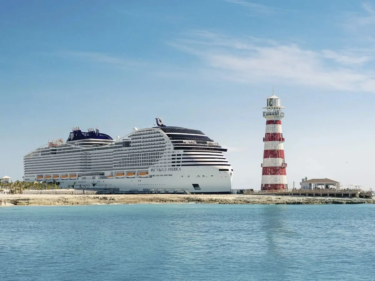 MSC World America at ocean Cay