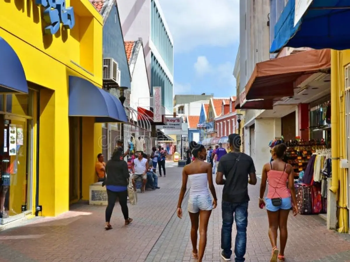 Colorful streets curacao