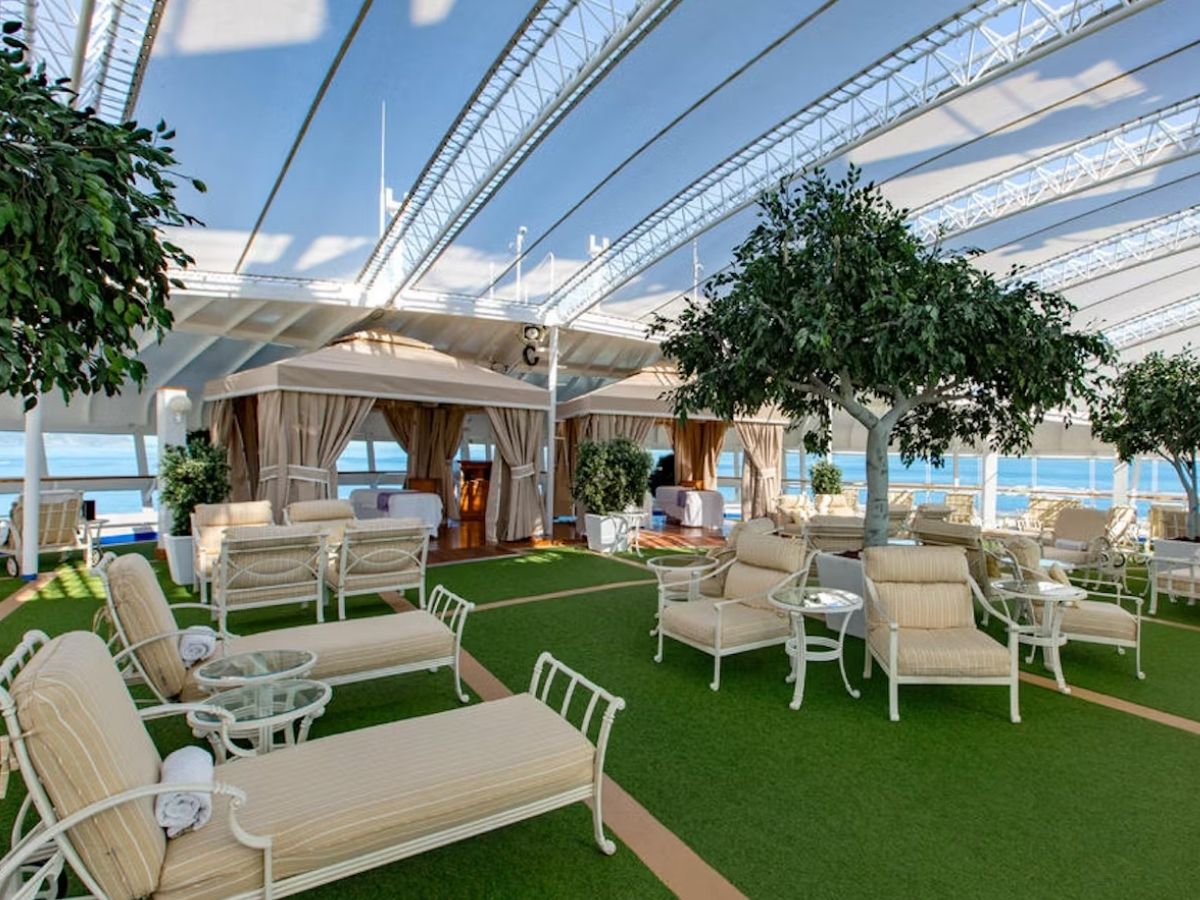 Sanctuary on Ruby Princess Cruise Ship