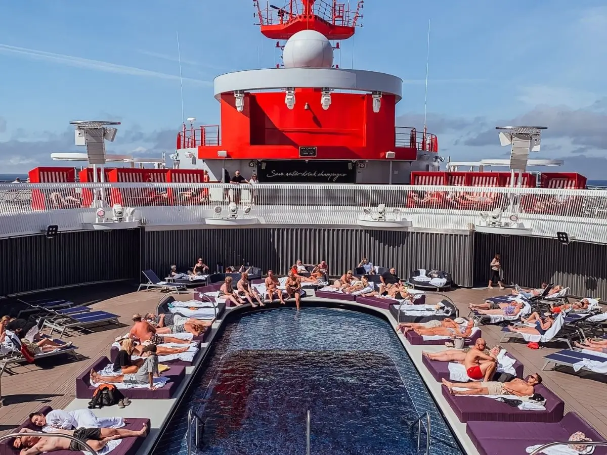 Virgin voyages deck pool