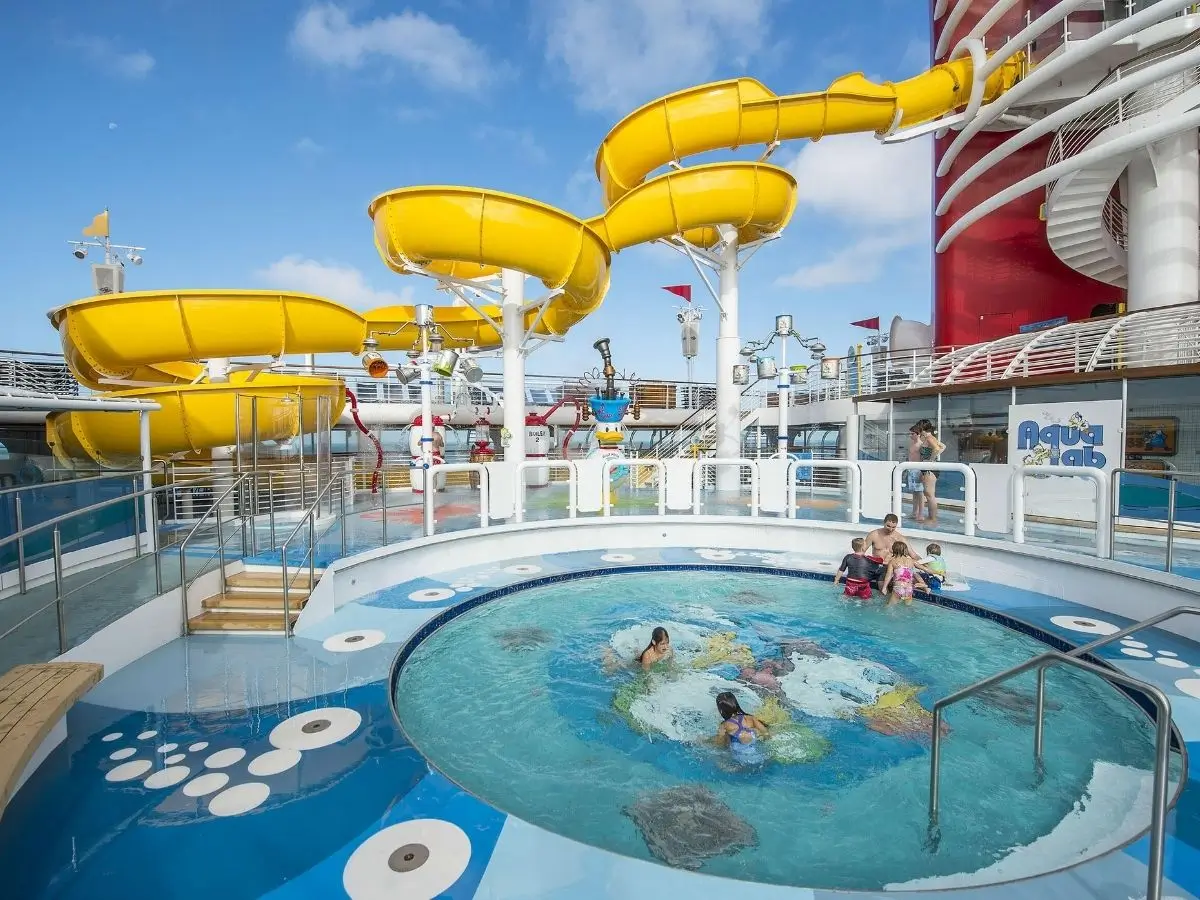 Water slide Disney cruise