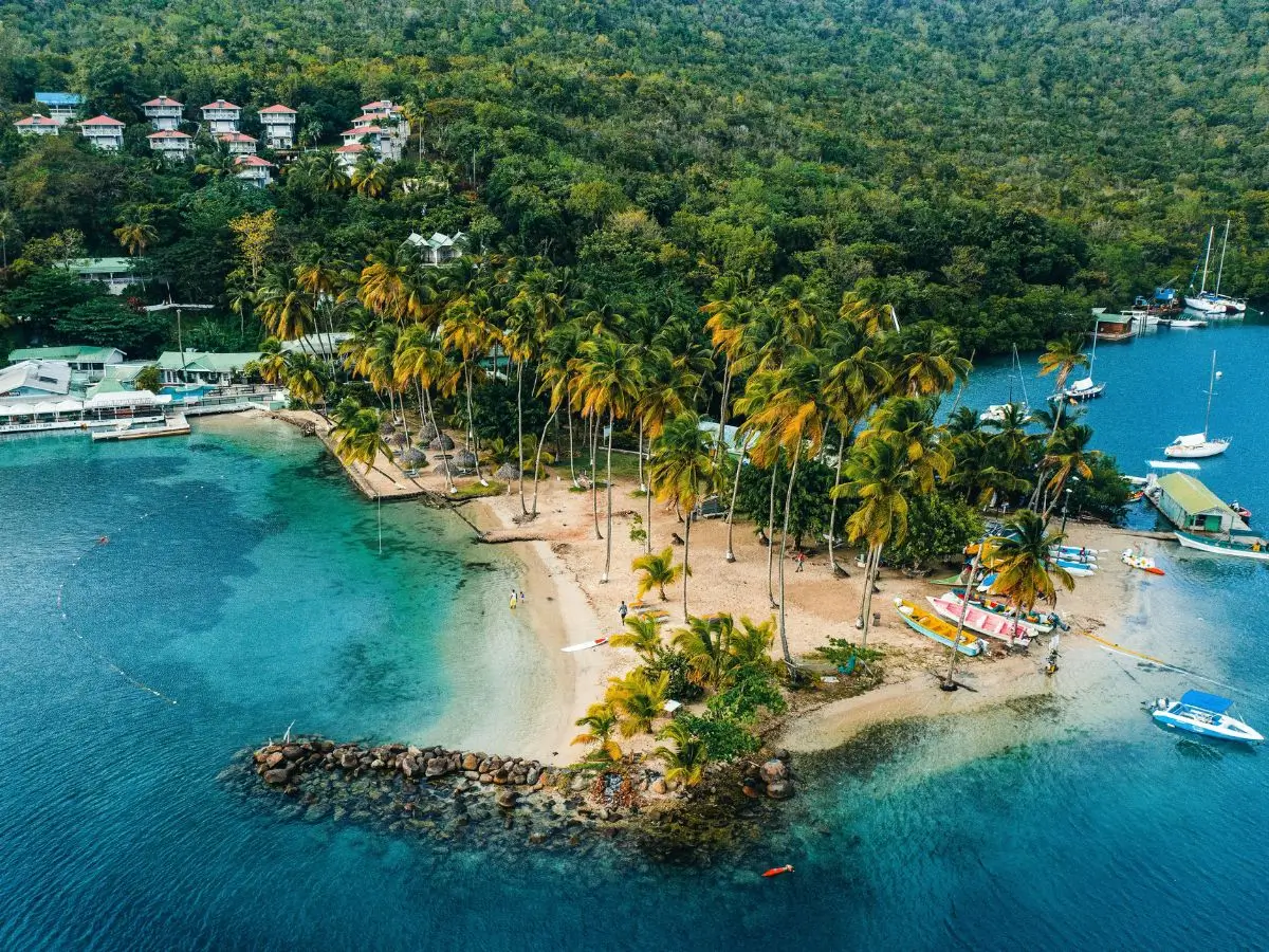 Marigot bay Saint Lucia