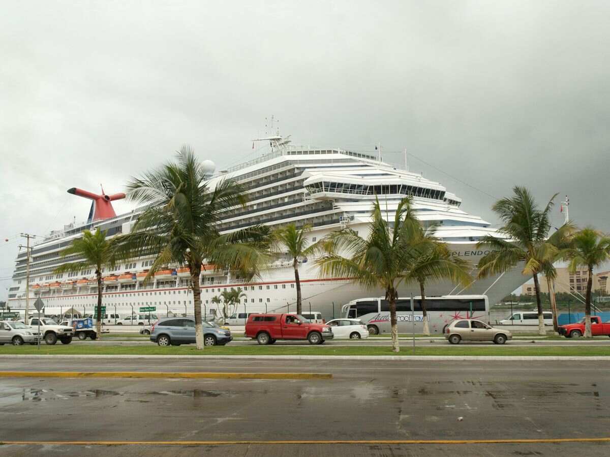 Carnival Cruise Ship at Puerto Vallarta.