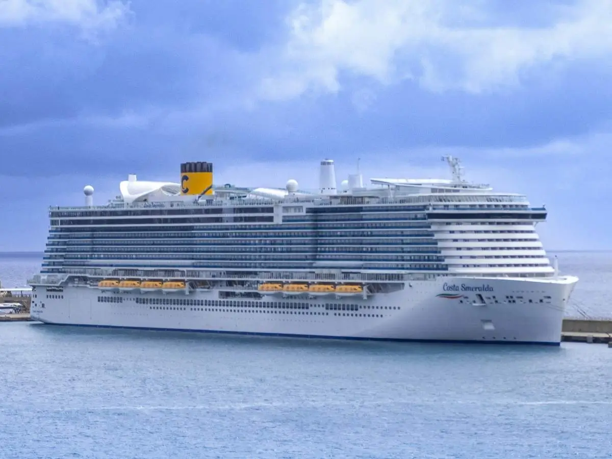 Cruise Ship Navigating