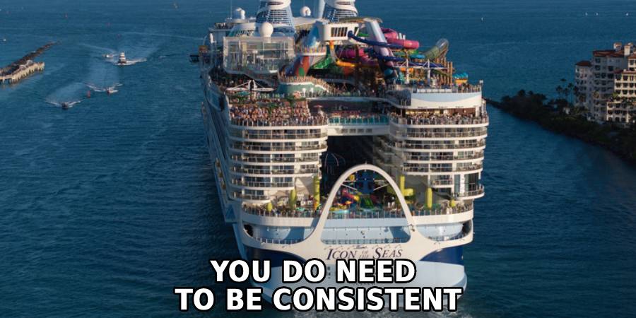 You Do Need 
To Be Consistent