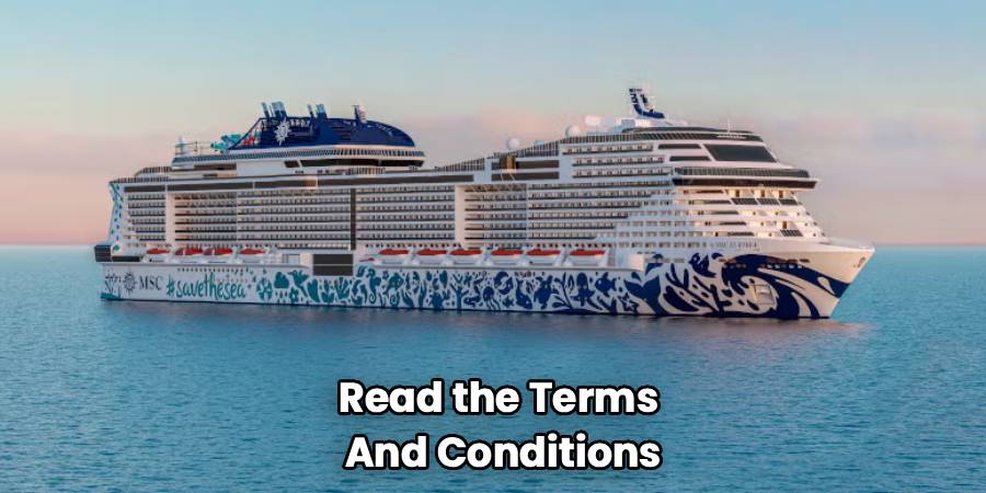 Read the Terms 
And Conditions