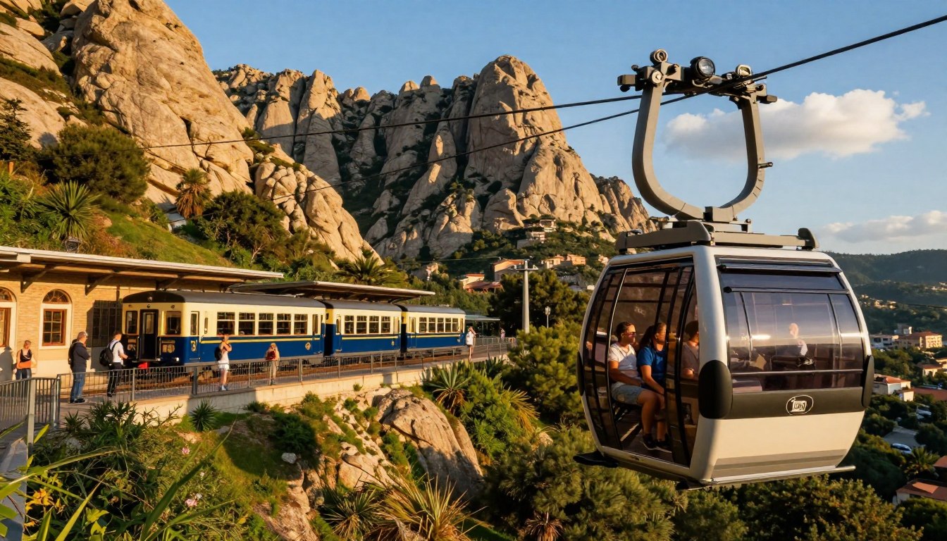 Barcelona to Montserrat transportation